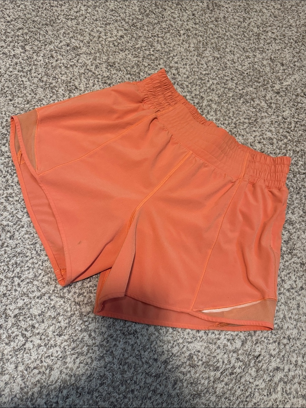 lululemon athletica Women's Coral Orange Athletic Shorts